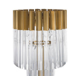 ADH2537 Adhil 3 Light Table Lamp Brass/Clear