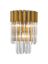 ADH3537 Adhil 3 Light Wall Light Brass/Clear Finish