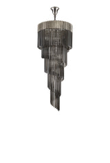 ADH3548 Adhil 23 Light 5 Tier 57kg Ceiling Pendant Polished Nickel/Smoked