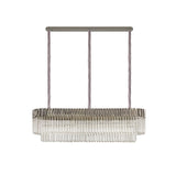 ADH6428 Adhil 7 Light Ceiling Pendant Polished Nickel/Clear