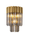 ADH8998 Adhil 3 Light Wall Light Brass/Smoked