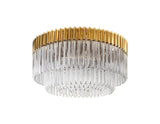 ADH9228 Adhil 12 Light Ceiling Light Brass/Clear