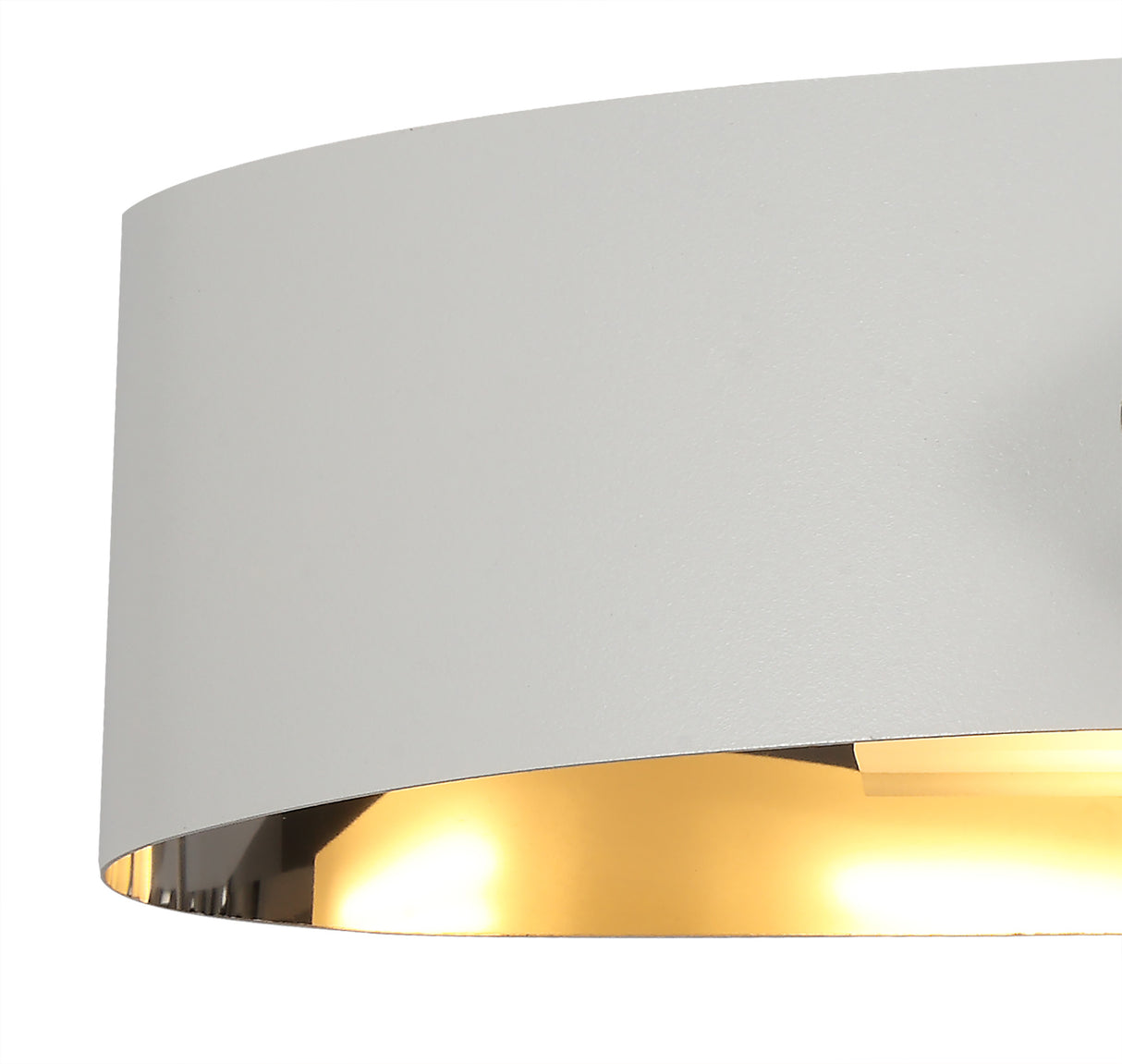 ALM8637 Almach Wall Lamp 10W LED in a Sand White/Chrome/Frosted Finish