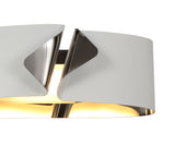 ALM8637 Almach Wall Lamp 10W LED in a Sand White/Chrome/Frosted Finish