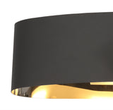 ALM9637 Almach Wall Lamp 10W LED in a Sand Anthracite/Chrome/Frosted Finish