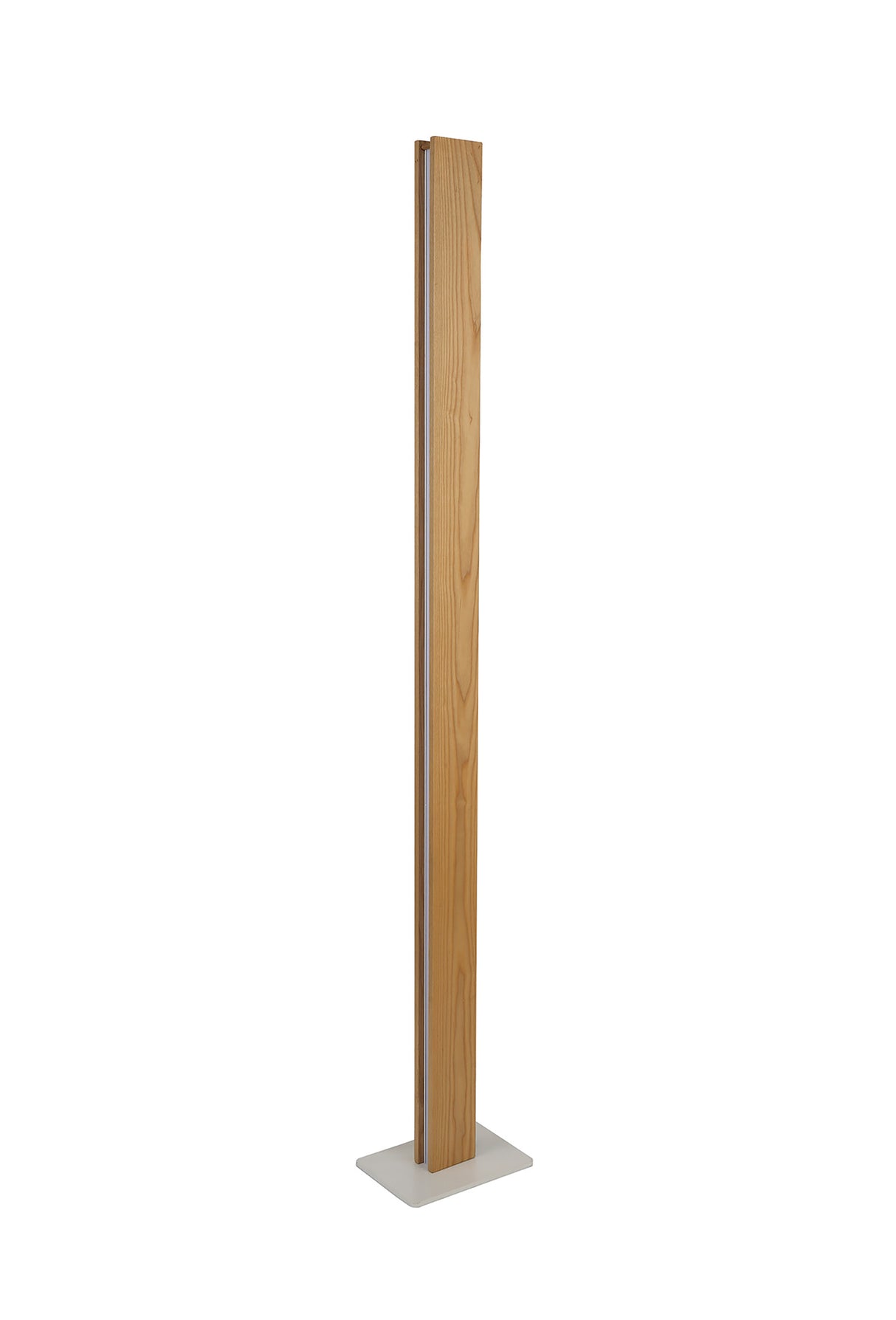 ALP1917 Alphard 165cm Floor Lamp 36W LED in a Oak/Sand White/Frosted Finish