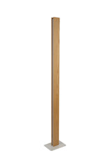 ALP1917 Alphard 165cm Floor Lamp 36W LED in a Oak/Sand White/Frosted Finish