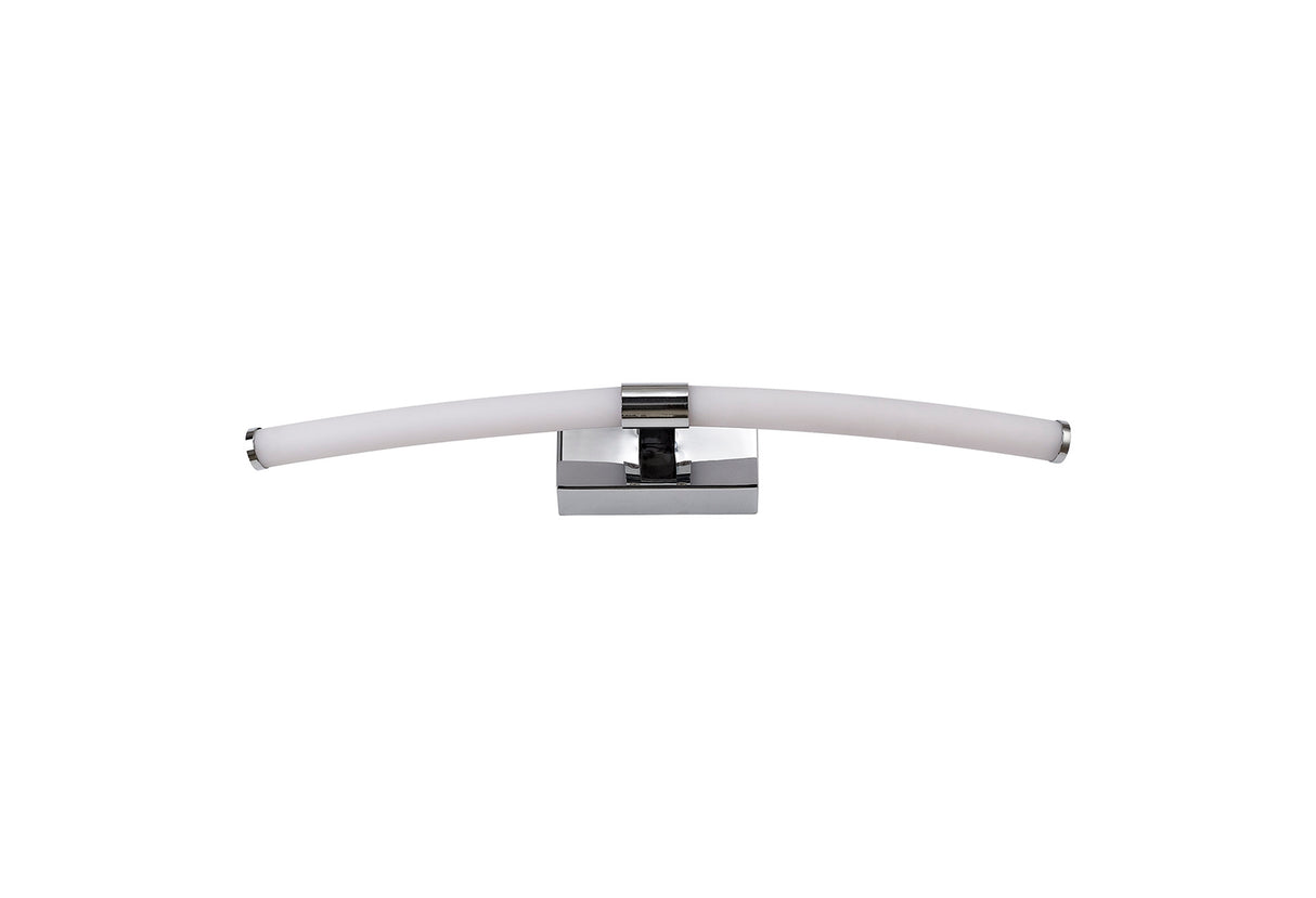 ALT7737 Altais Wall Lamp 8W LED IP44 in a Chrome/Opal White Finish, Suitable for Bathrooms