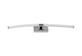 ALT8737 Altais Wall Lamp 12W LED IP44 in a Chrome/Opal White Finish, Suitable for Bathrooms