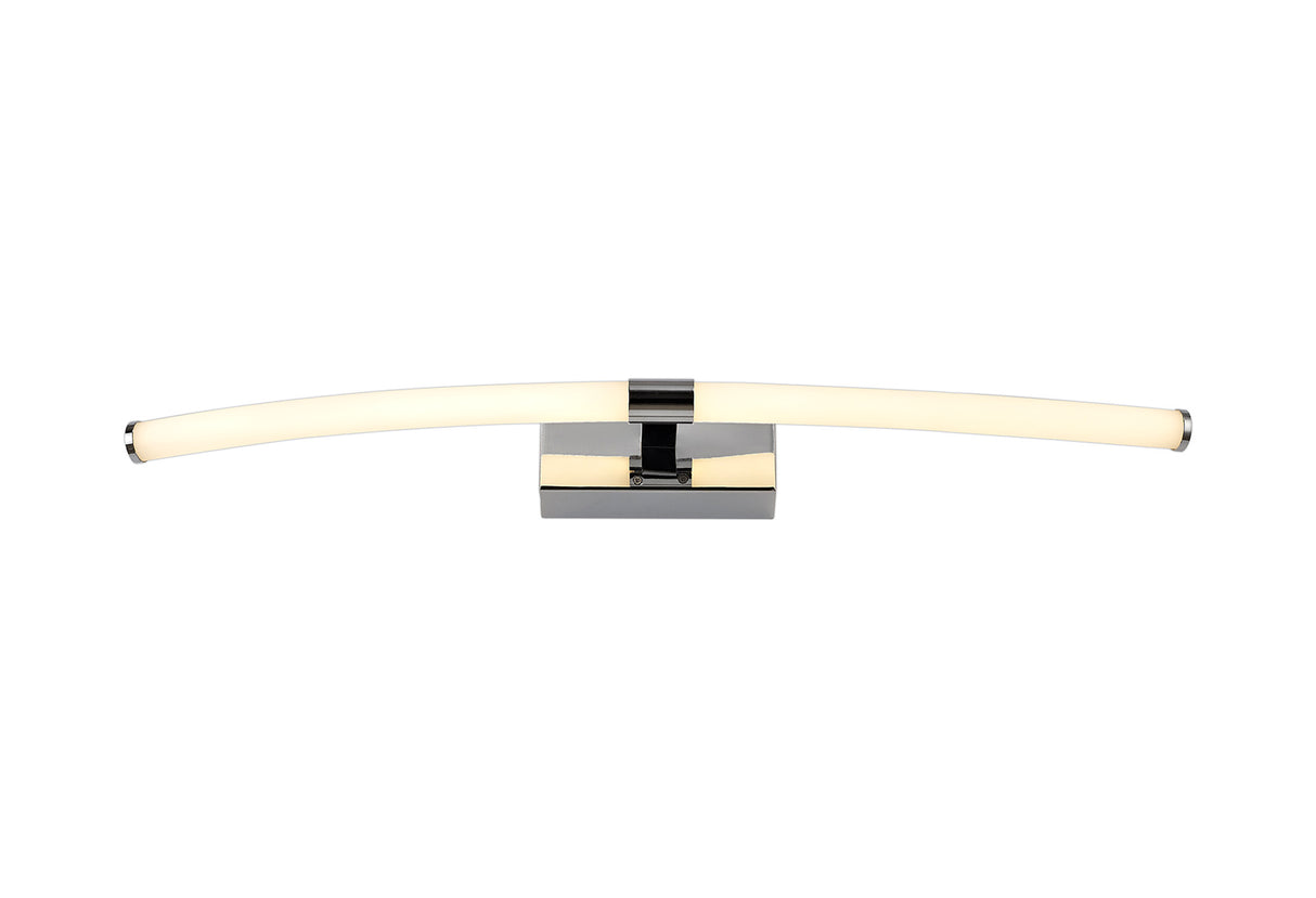 ALT8737 Altais Wall Lamp 12W LED IP44 in a Chrome/Opal White Finish, Suitable for Bathrooms