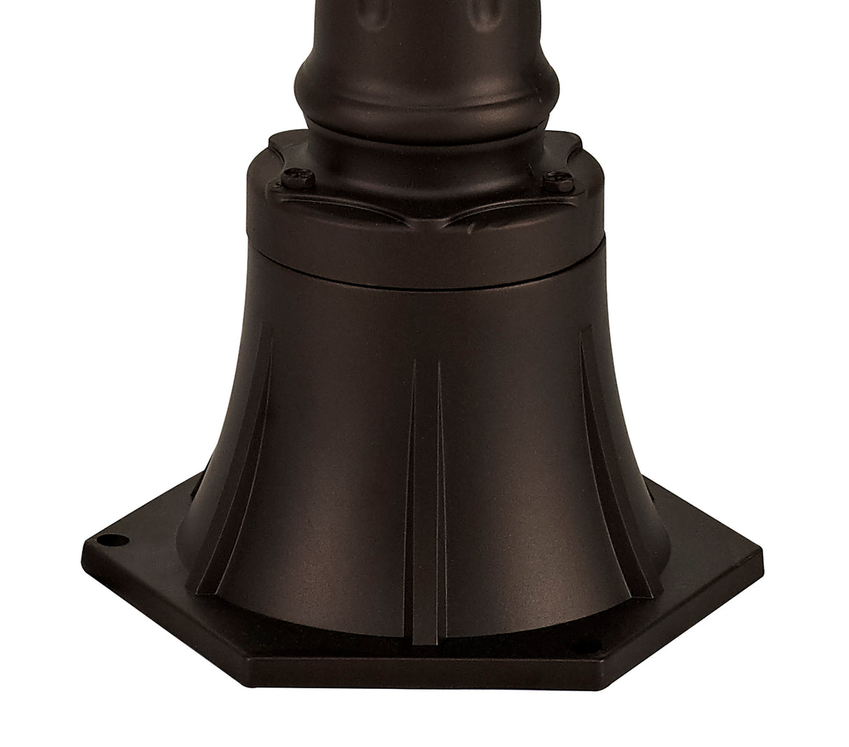 ARK2347 Arkab Post Lamp 1 Light IP54 Indoor/Outdoor Use in a Antique Bronze/Clear Finish