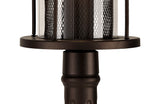 ARK2347 Arkab Post Lamp 1 Light IP54 Indoor/Outdoor Use in a Antique Bronze/Clear Finish