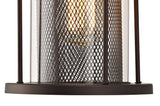 ARK9917 Arkab Large Wall Lamp 1 Light IP54 Indoor/Outdoor Use in a Antique Bronze/Clear Finish