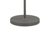 BEL0277 Belel 155cm Adjustable Floor Lamp 2 Light in a Sand Grey/Copper/White Finish