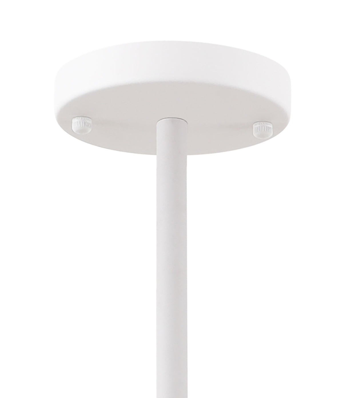 BEL1207 Belel Telescopic Pendant 5 Light in a Sand White/Satin Nickel/White Finish