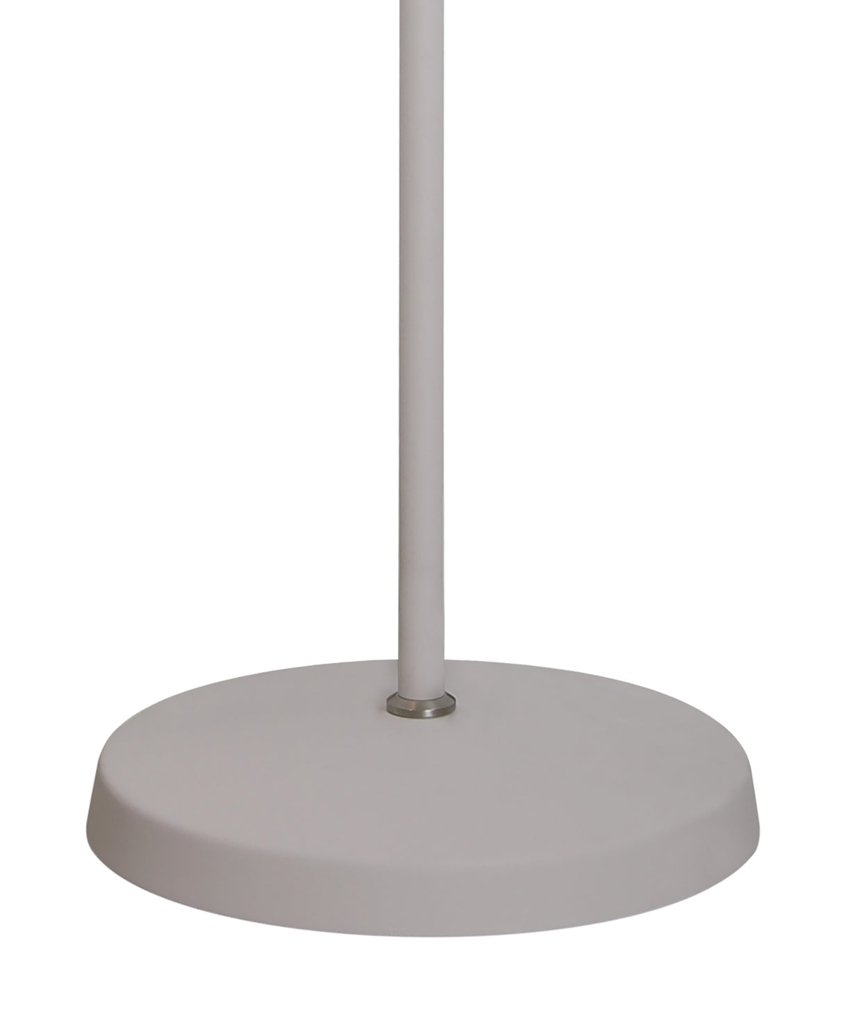 BEL9007 Belel 154cm Adjustable Floor Lamp 1 Light in a Sand White/Satin Nickel/White Finish