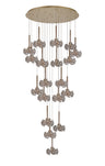 BOS0651 Bosona 19 Light Ceiling Pendant French Gold