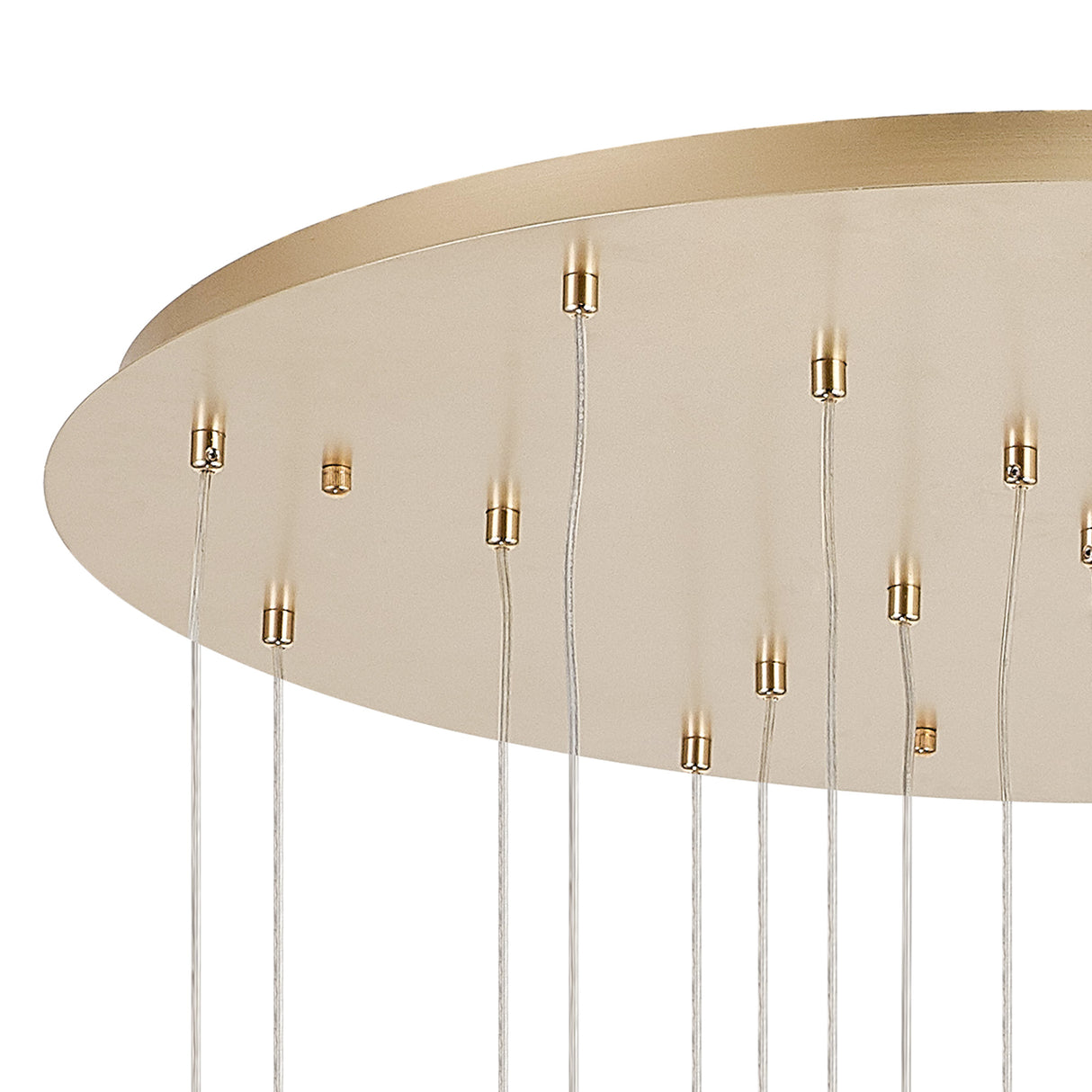 BOS0651 Bosona 19 Light Ceiling Pendant French Gold