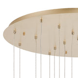 BOS0651 Bosona 19 Light Ceiling Pendant French Gold