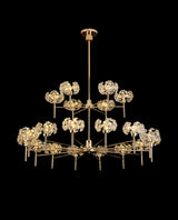 BOS1090 Bosona 20 Light 2 Tier Chandelier French Gold