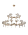 BOS1090 Bosona 20 Light 2 Tier Chandelier French Gold