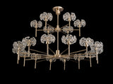 BOS1090 Bosona 20 Light 2 Tier Chandelier French Gold