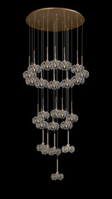 BOS1631 Bosona 24 Light Ceiling Pendant French Gold