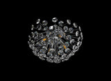 BOS2968 Bosona 4 Light Wall/Ceiling Light in a Polished Chrome Finish and Clear Crystal