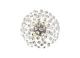 BOS2968 Bosona 4 Light Wall/Ceiling Light in a Polished Chrome Finish and Clear Crystal