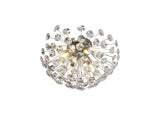 BOS2968 Bosona 4 Light Wall/Ceiling Light in a Polished Chrome Finish and Clear Crystal