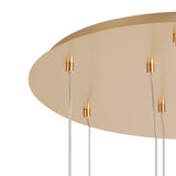 BOS3980 Bosona 13 Light Ceiling Pendant French Gold