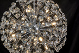 BOS4799 Bosona Pendant 12 Light Crystal Ceiling Pendant Polished Chrome