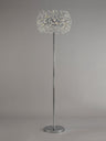 BOS5028 Bosona Floor Lamp 8 Light in a Polished Chrome Finish and Clear Crystal