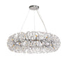 BOS6937 Bosona Pendant 26 Light in a Polished Chrome Finish and Clear Crystal