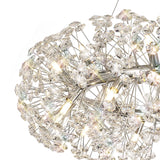 BOS6937 Bosona Pendant 26 Light in a Polished Chrome Finish and Clear Crystal