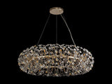 BOS9937 Bosona Pendant 26 Light in a French Gold Finish and Clear Crystal