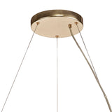 BOS9937 Bosona Pendant 26 Light in a French Gold Finish and Clear Crystal