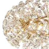 BOS9937 Bosona Pendant 26 Light in a French Gold Finish and Clear Crystal