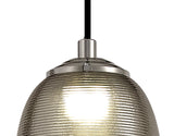 BOT4347 Botien Pendant 1 Light 8W LED in a Chrome/Black/Smoked Finish