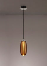 BOT5347 Botien Pendant 1 Light 8W LED in a Chrome/Black/Copper Finish