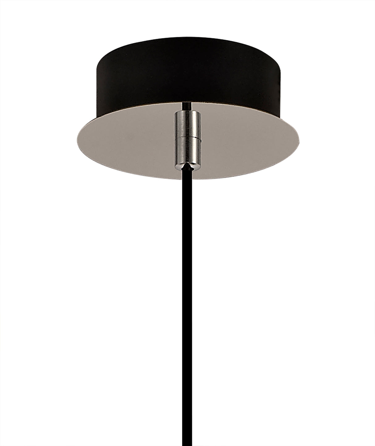 BOT5347 Botien Pendant 1 Light 8W LED in a Chrome/Black/Copper Finish