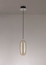 BOT6347 Botien Pendant 1 Light 8W LED in a Chrome/Black/Champagne Finish