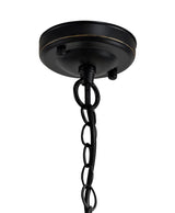 BUB7917 Bubip Pendant 1 Light IP54 Indoor/Outdoor Use in a Black/Gold/Clear Finish