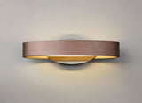 BUN9307 Buna Wall Lamp 6W LED in a Satin Brown/Chrome/Frosted Finish