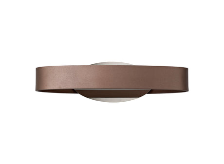 BUN9307 Buna Wall Lamp 6W LED in a Satin Brown/Chrome/Frosted Finish