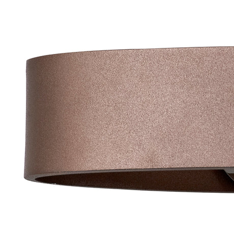 BUN9307 Buna Wall Lamp 6W LED in a Satin Brown/Chrome/Frosted Finish