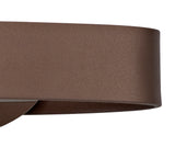 BUN9307 Buna Wall Lamp 6W LED in a Satin Brown/Chrome/Frosted Finish