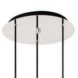 BUN9848 Bunda Slim 3 Light Pendant Black/Chrome/Smoke Fade