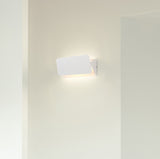 CAL0027 Calaeno Wall Lamp 5W LED IP54 Indoor/Outdoor Use in a Sand White/Frosted Finish