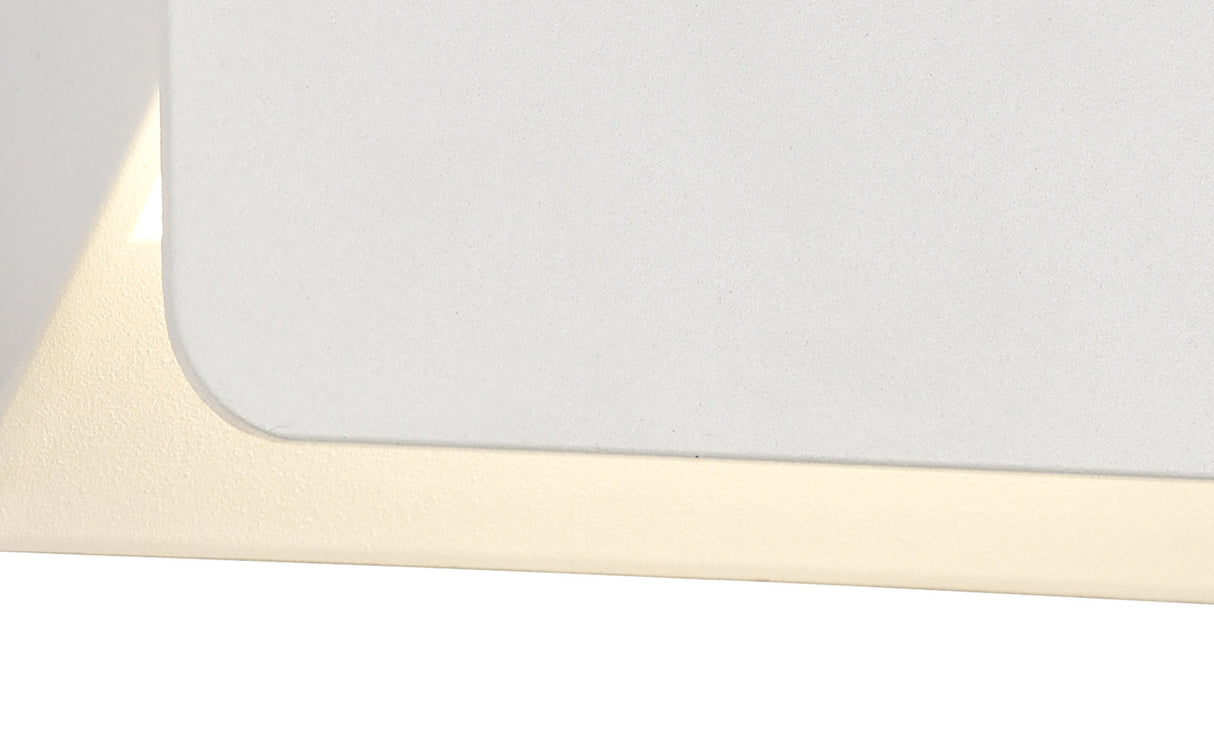 CAL0027 Calaeno Wall Lamp 5W LED IP54 Indoor/Outdoor Use in a Sand White/Frosted Finish